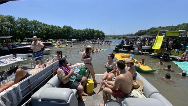 Party Cove on Lake Austin