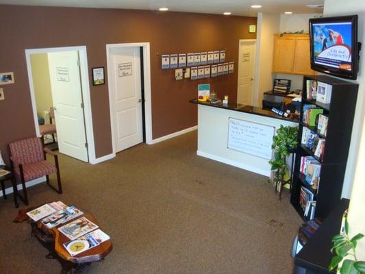 Our reception area.