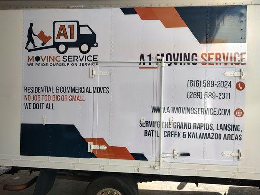 A1MOVINGSERVICE, we pride ourself on great service.