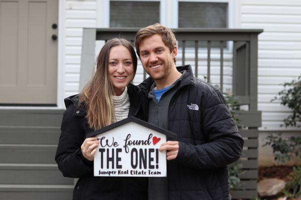 Andrew and Eleanor bought their first home in West Midtown!