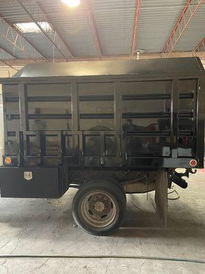 Custom heavy duty utility truck bed