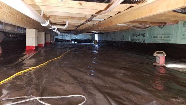 Crawlspace remediation