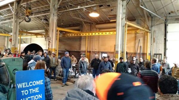 Industrial auction we had in January 2015.