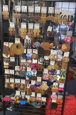 Wooden earrings