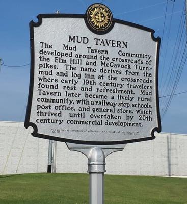 Mud Tavern Historical Marker