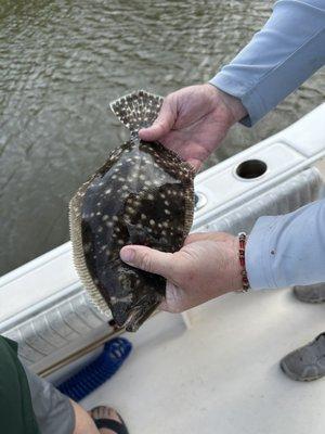 Nice little flounder.