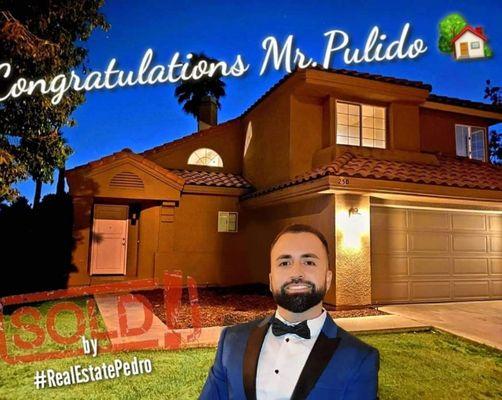 Congratulations Mr. Alonso Pulido New beautiful home #Redlands Thank you for trusting in me & allowing me to guide you every step of the way