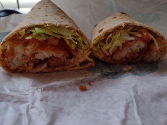 Cajun fish wrap