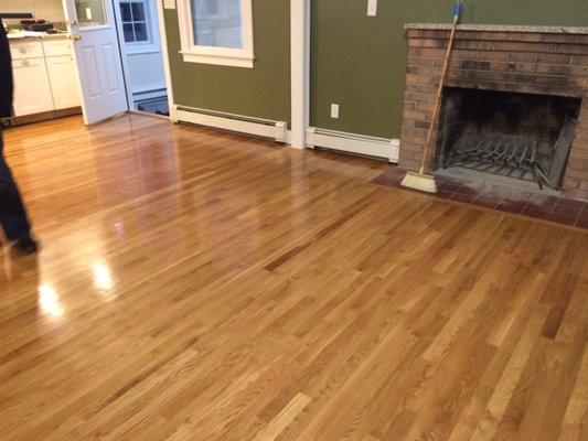 Pictures of Finished Floor from Sue Z Review