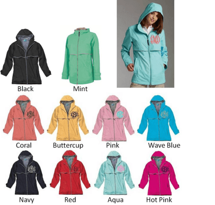 We carry Charles River raincoats.