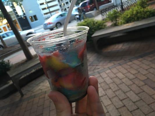 Rainbow ice