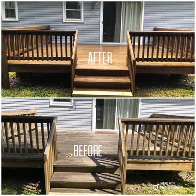 Deck restoration