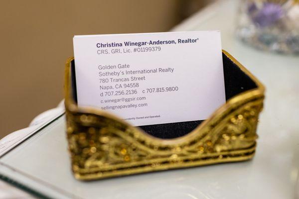 Christina Winegar, Realtor with Golden Gate Sotheby’s Int'l