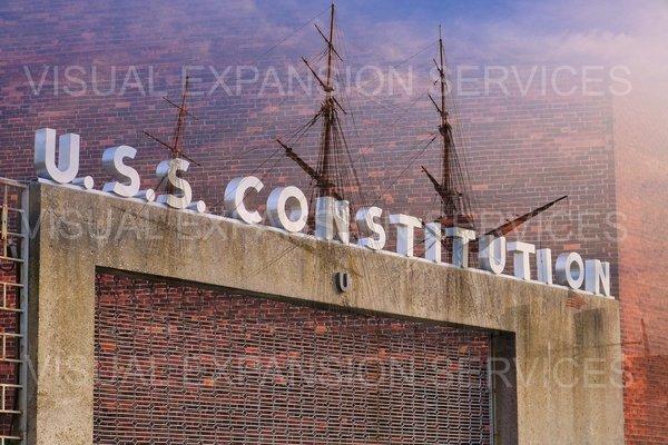 USS Constitution image at Charlestown, Boston, U.S.A. (exceptional images you will love to buy)