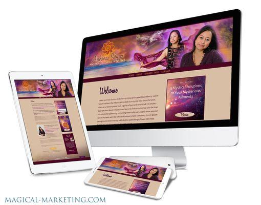 Website Design for Archanaa Shyam, Mystical Medical Intuitive