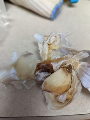 Delicious garlic purchased at your local Hy-Vee.