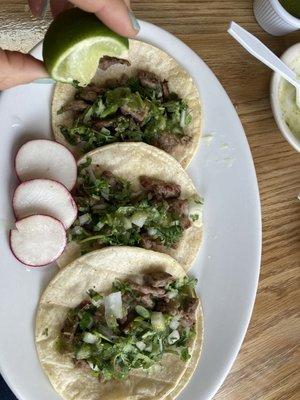 Steak tacos