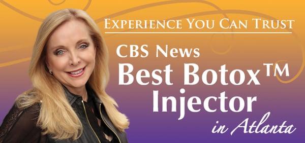 Dr. Atkins has been continually named Best Botox Injector by CBS News.