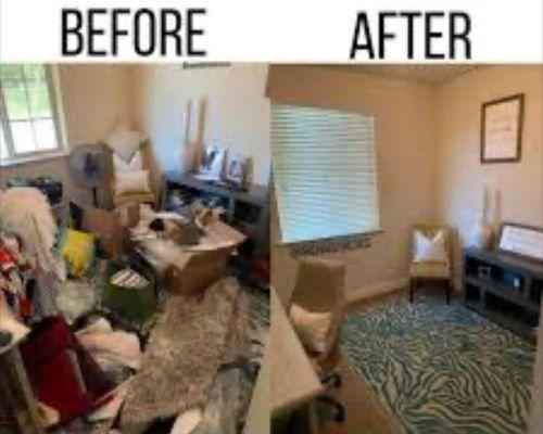 From storage room to office