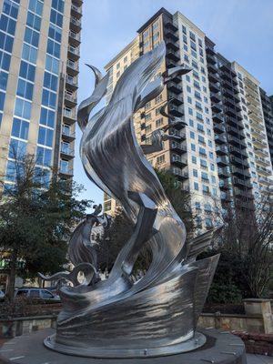 Spiral Odyssey, Romare Bearden Park, Charlotte