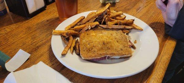 Reuben and the fries it comes with.