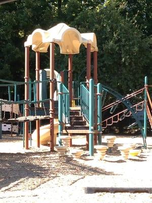 Part of the playground behind JGS.