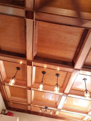 Coffered ceiling