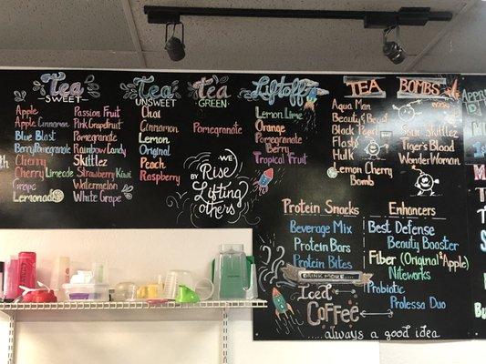 New Level Nutrition:  Menu (Teas) (11 Jun 2021)