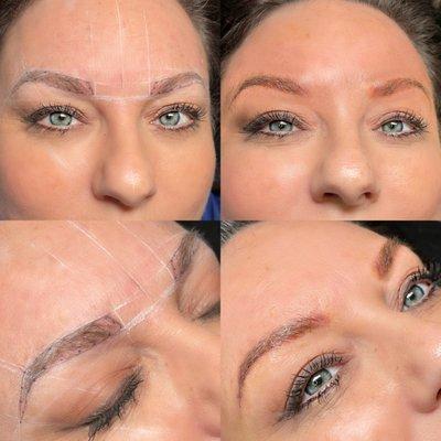 Before and After Microblading