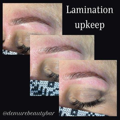 Lamination upkeep