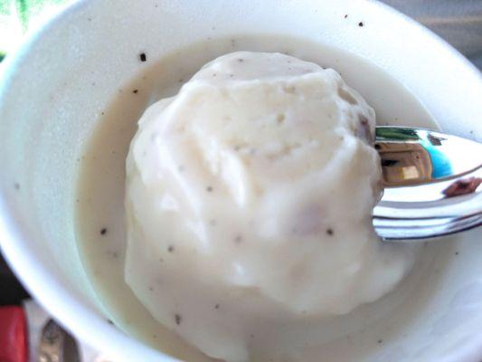 Creamy mashed potatoes, I could eat all day.