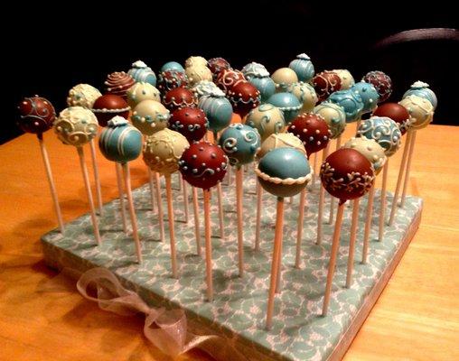 $2.75-3.00 depending on detail  Elegant cake pops