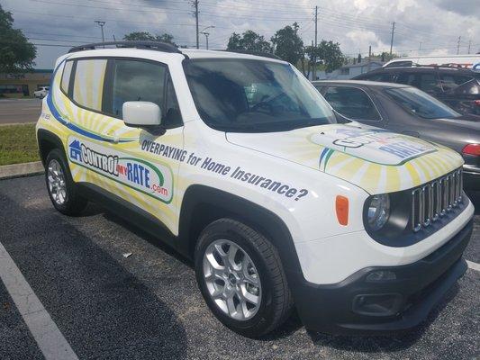 Attractive car wrap, right?Having the message be effecitve #1 objective!  Accomplished.