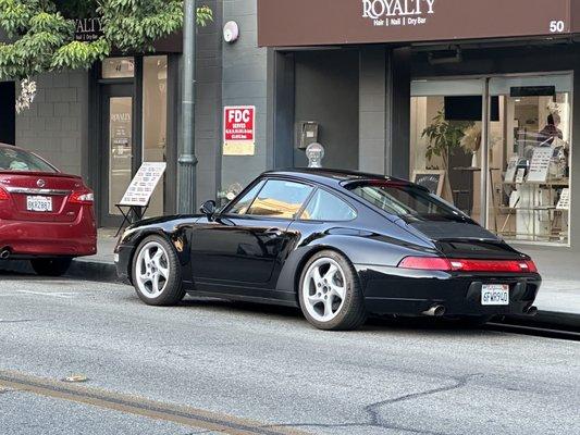 My Porsche 993 after Alex's magic touch.