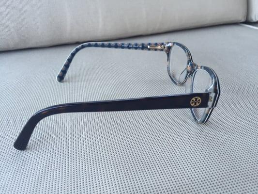 Picked up my new Tory Burch glasses today!  Robert was extremely nice and helpful.  I placed my order and had my glasses in days.