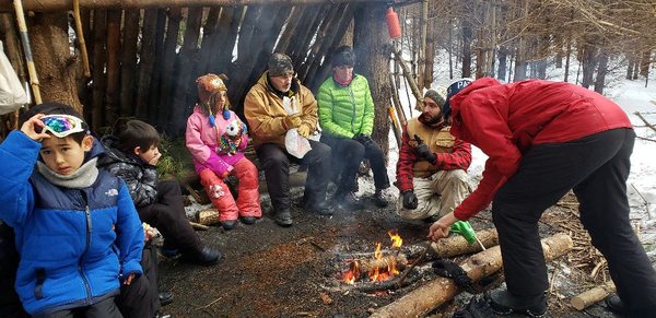 Winter outdoor survival skills weekends