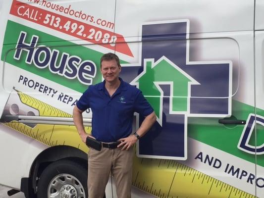 House Doctors Handyman of Mason owner, Brian Dailey.  Call House Doctors today for professional home repair and improvement services!