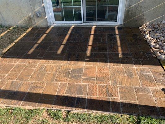 Pavers done right! Another satisfied customer in oxford pa!