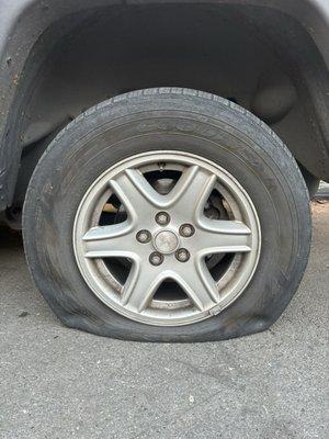 flat tire