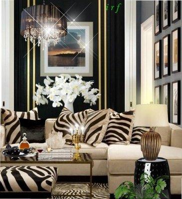 Zebra Living Room