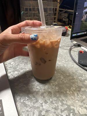 Iced vanilla chai