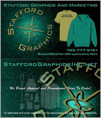 embroidery and screen printing. custom decorated apparel.