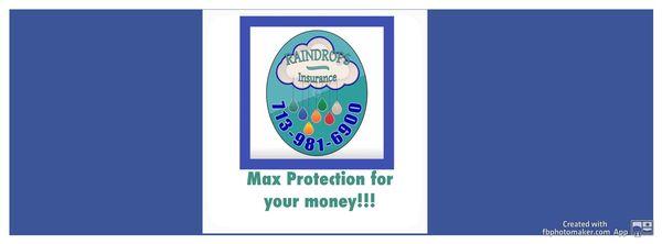 At Raindrops Insurance we guarantee that you will have more money in your Wallet. Call and Save BIG!