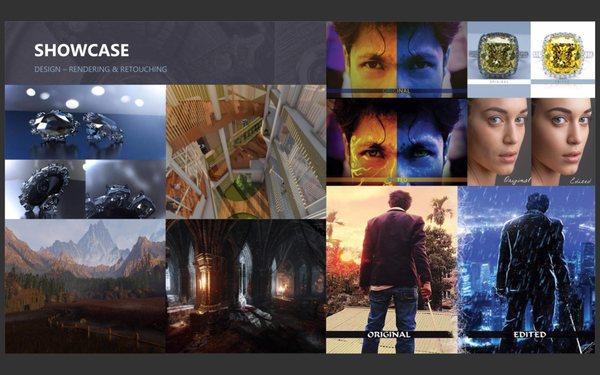 Showcase - 3D Rendering/Retouching