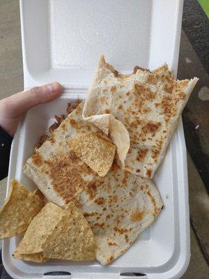 Quesadilla de barbacoa