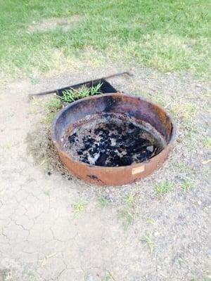 The fire pit