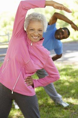 Seniors Enjoying Instructional Exercise Classes