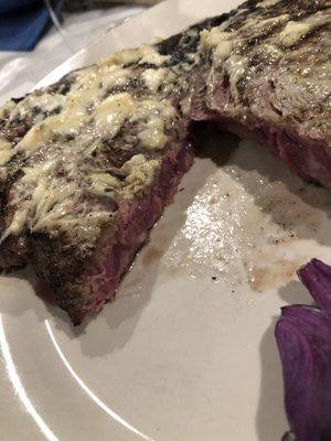 Rare Boursin Ribeye