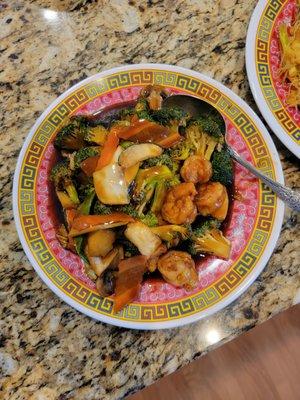 Shrimp with Chinese Vegetables