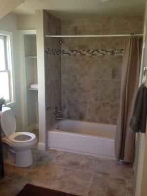 Bathroom remodel by Greer Water Works.